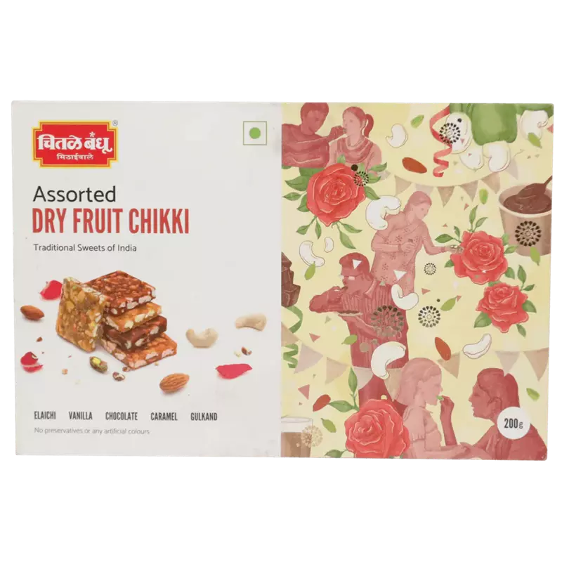 Chitale Bandhu Mithai Assorted Dryfruit Chikki Box