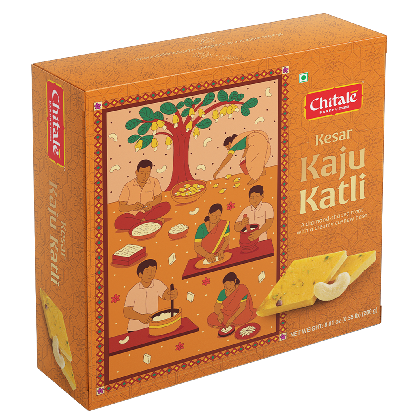 Kesar Kaju Katli – 250g