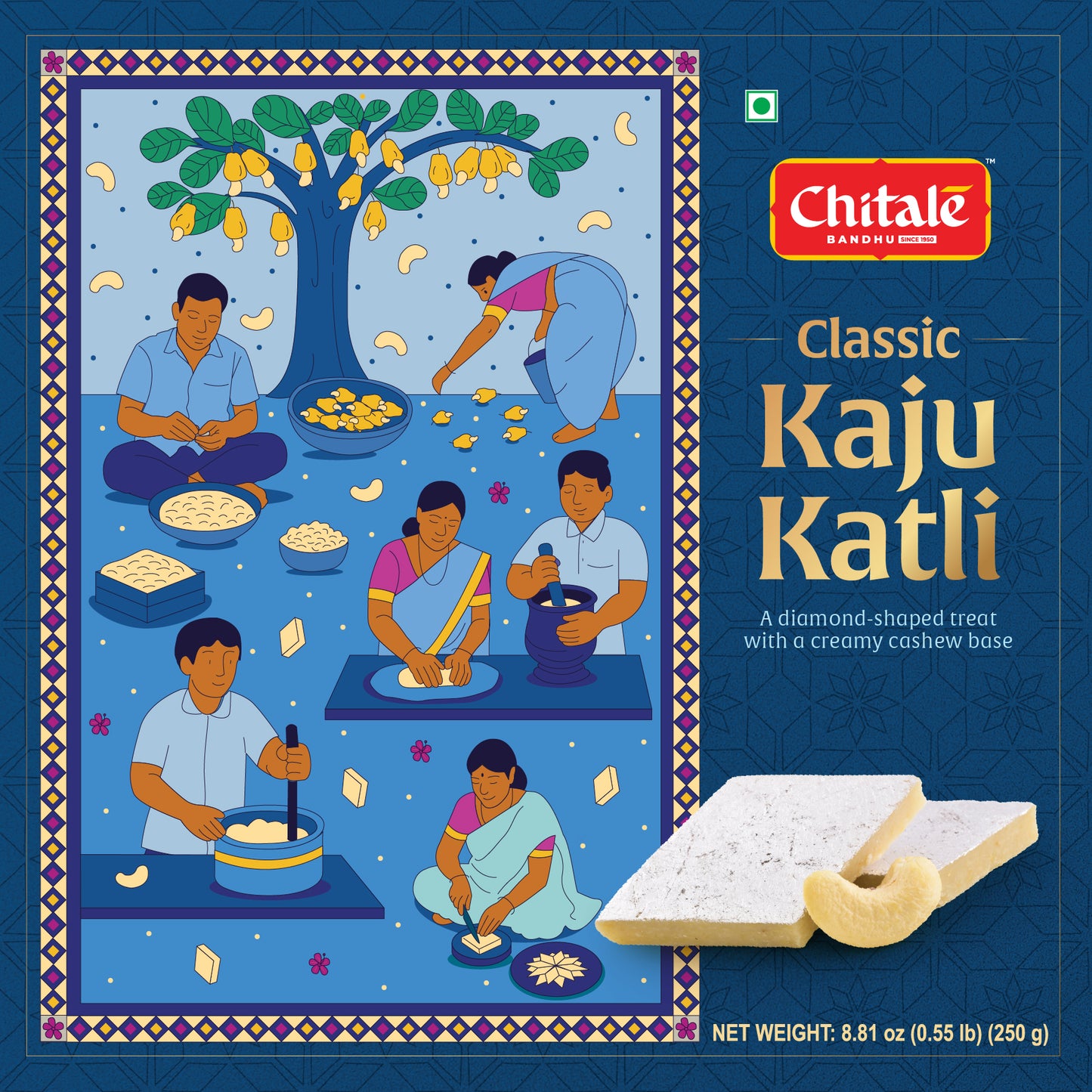 Chitale Bandhu Fresh Kaju Katli